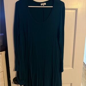 Piko Teal Fashion dress